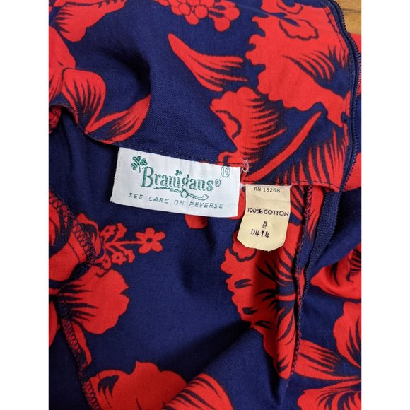 Vtg Branigans 60s Floral Mod Maxi Dress - Picture 11 of 11